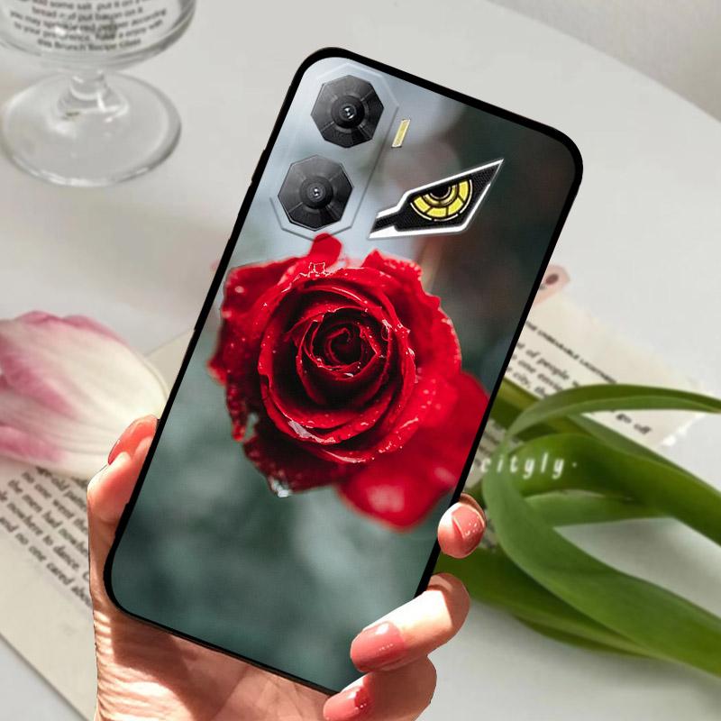 Soft Back Cover For ZTE Nubia Neo 3 5G Z2464N Phone Case Cool Wolf Lion Silicone Black TPU Funda For Nubia Neo3 Protective Shell