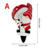 Christmas Decoration Santa Claus Snowman Tree Courtyard Plugin Christmas Decor for Garden Backyard Outdoor Home Decoration