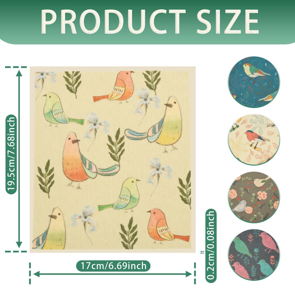 10 шт. Кухонные полотенца для посуды Абсорбирующие шведские салфетки для посуды Многоразовые полотенца для посуды Чистящие салфетки для посуды Кухонная утварь Столешница