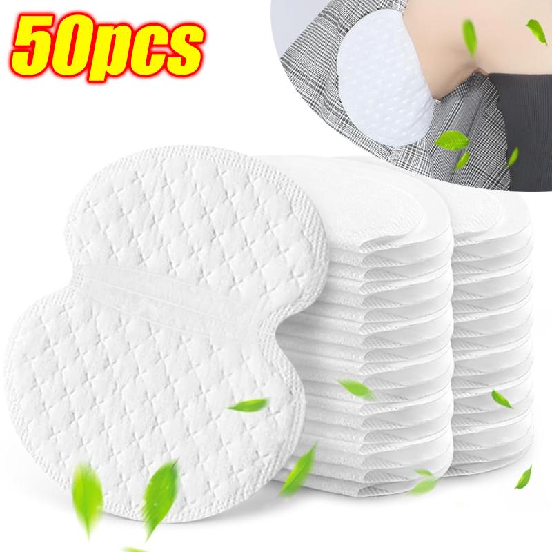 10-200pcs Disposable Underarm Sweat Pads, Summer Anti-Perspiration Deodorant Pads, Invisible Armpit Absorbent Shield for Daily Work and Outdoor Use