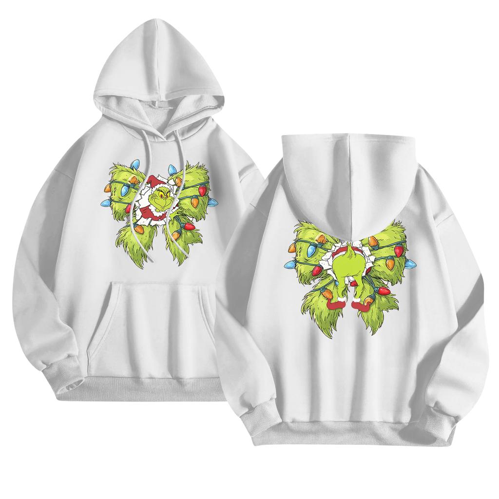 Женский модный повседневный худи с длинным рукавом и принтом