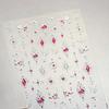Cat's Eye 5D Gradient European Love Gem Wing Crystal Geometric Colorful Self Adhesive Nail Art Stickers Manicure Decals