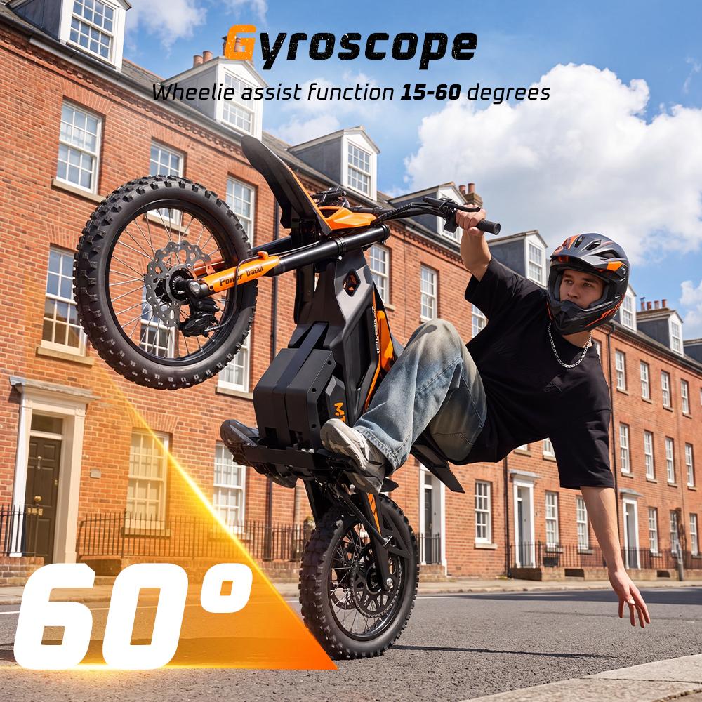 Электромотоцикл iScooter MT2 48V 22.5Ah Аккумулятор 56-72км Запас хода 3000W Мотор 60км/ч Скорость