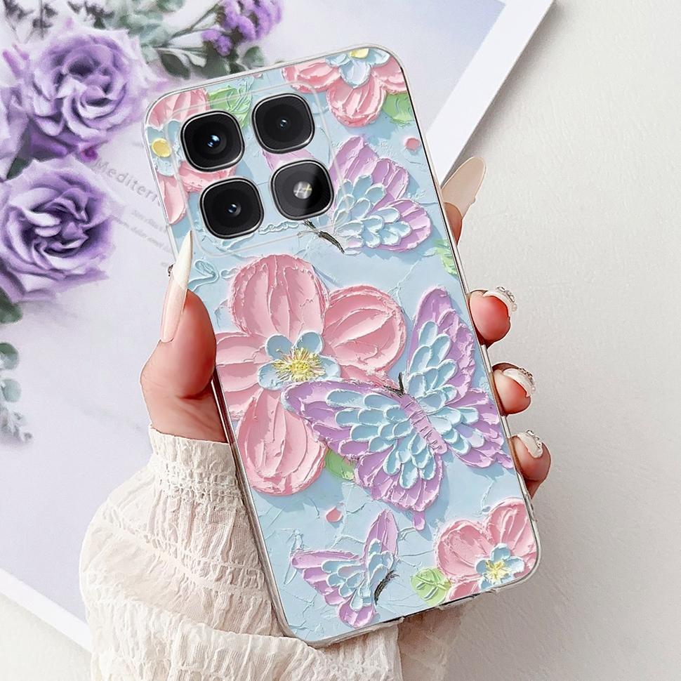 Для Xiaomi 14T Pro 5G Чехол Силиконовый Мягкий ТПУ Fundas Модный Чехол с Буквой для Xiaomi Mi14T14T 14 T Pro Чехлы Coque