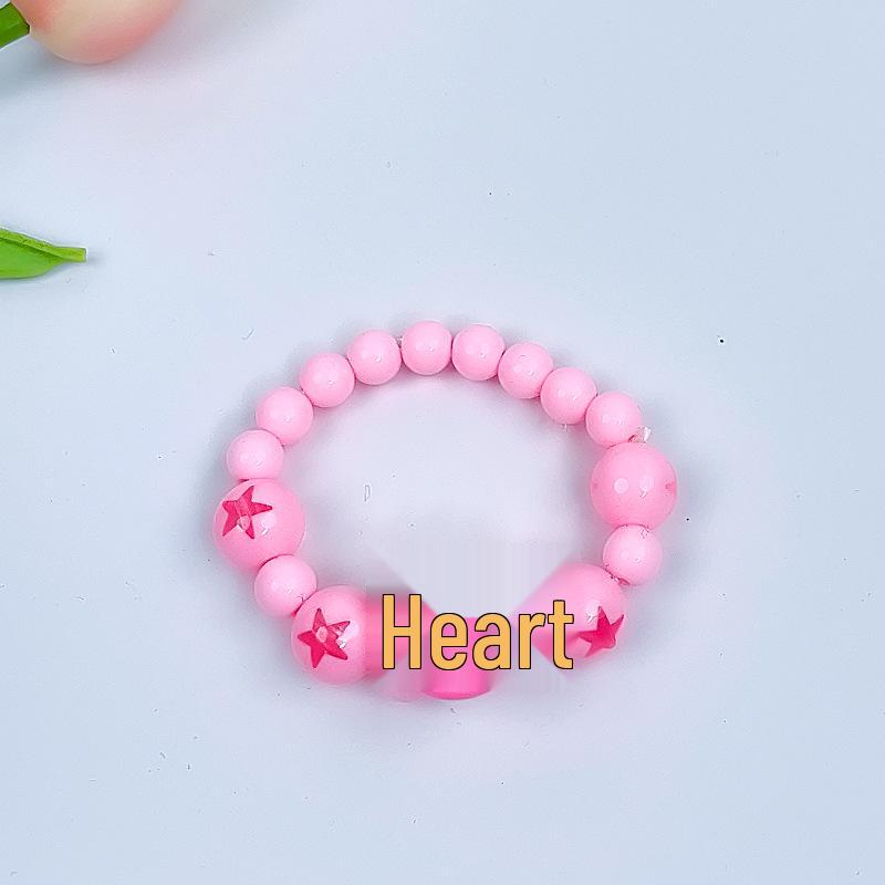 Мультяшный кулон-русалка, браслет из бусин для девочек