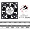 1Pcs Gdstime EC Axial Fan 60mm 80mm 90mm 120mm PC Dual Ball Brushless Fan  Cooler AC 110V 120V 220V 230V 240V Computer Case Fan