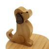 Cell Phone Cute Dog Wood Wooden Smartphone Standing Phone Holder Stands Phone Bracket