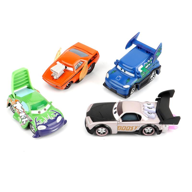 Детские игрушки машинки Pixar Cars Молния МакКуин Буст Винго Диджей Снот Род 1:55 Модель автомобиля из литого металлического сплава. Подарок для ребенка.