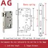 Stainless Steel Lock Body Lock Core Indoor Bedroom Lock Tongue Lock  Universal Type Room Household Silent Wooden Door Lock
