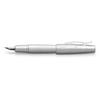 Перьевая ручка F Fine Point Emotion Pure Silver FC148671 Обычный импортный продукт FABER-CASTELL Двойного назначения
