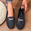 Women's Casual Slip On Mary Jane Shoes 2025 Spring Autumn New Fashion Round Toe Solid Soft Sole Flats Loafers Zapatos De Mujer