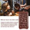 Yousheng Silicone Chocolate Molds Easy Release Heart Textures Bar Molds for DIY Chocolate Bars Keto Bombs Energy Protein Bars
