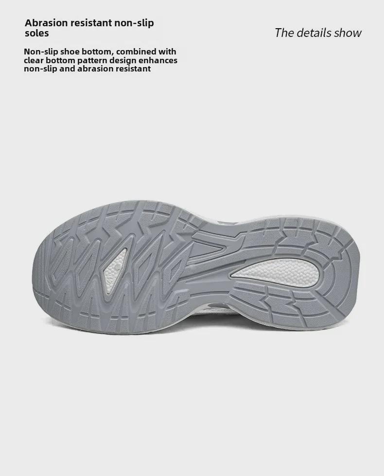 Men's Silver Mesh Casual Sneakers: Breathable, Height-Boosting, Chunky Sole Running Shoes for Autumn