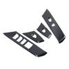 For Lexus UX UX200 UX250 2018-2024 Inner Door Armrest Window Lift Switch Button Panel Cover Trim Matte Silver Carbon Fiber Color