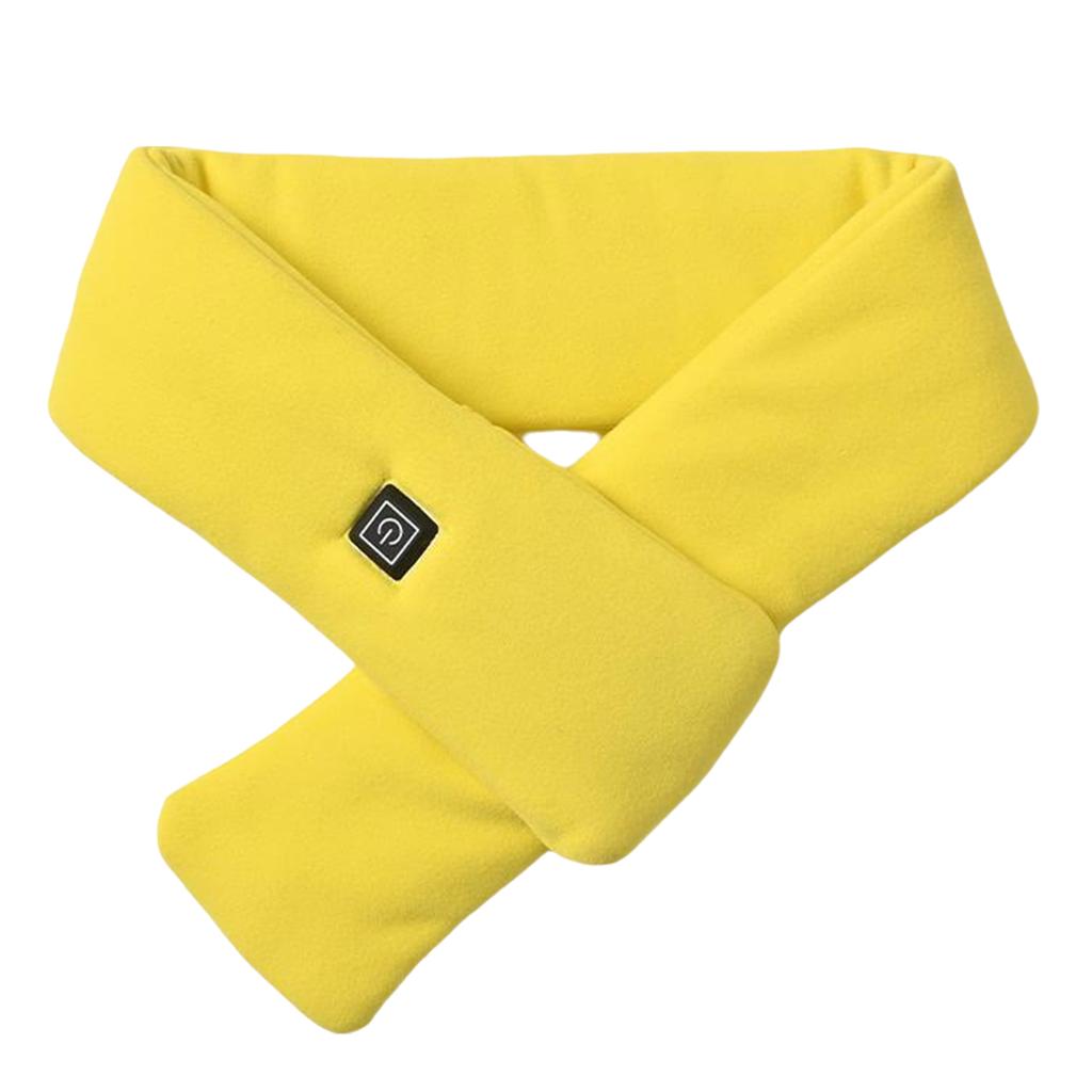 Электрический шарф с подогревом, заряжаемый через USB, для зимнего тепла с 3 регулируемыми настройками температуры, грелка для шеи