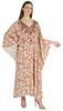 Moomaya Kimono Maxi Dress Длинный кафтан с принтом для женщин Cover-Up Caftan Beach Resort
