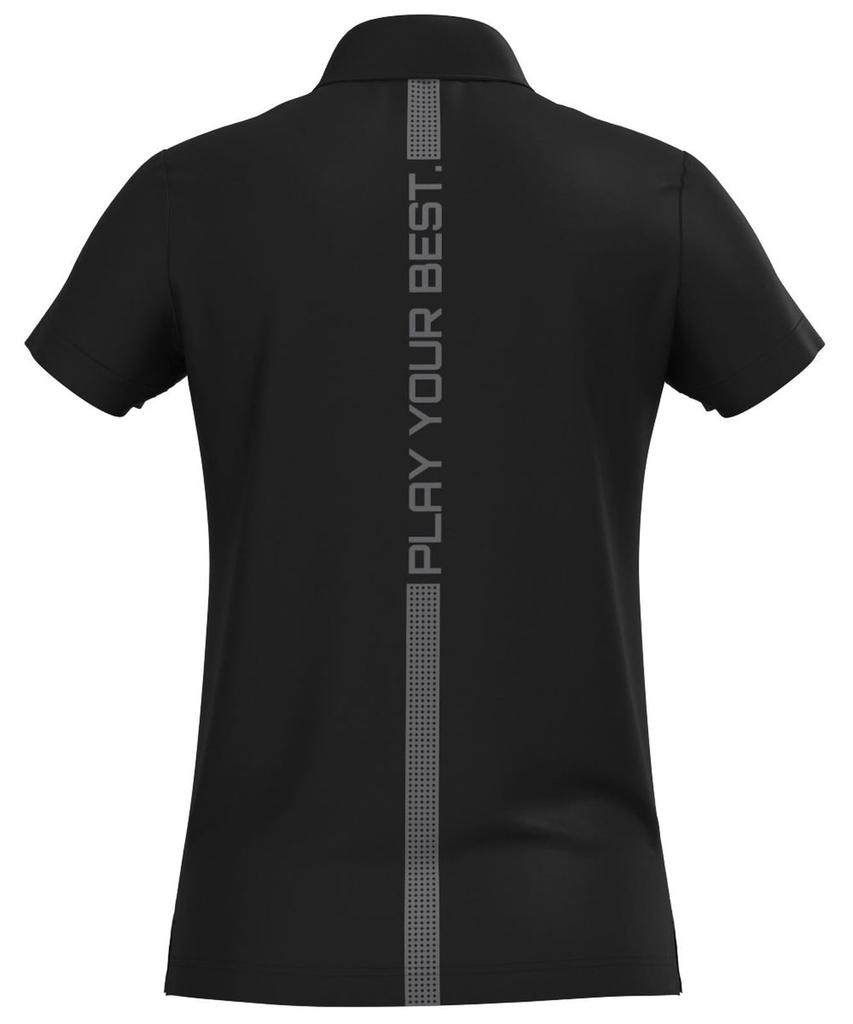 Женская футболка-поло с коротким рукавом Ping Apparel (Защита от УФ-лучей и испарительное охлаждение) / Гольф / 622-4260808 011_Черный, Размер M