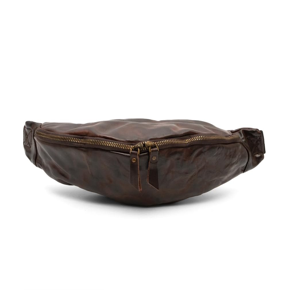 VITAFELICE Мужская винтажная кожаная сумка-слинг 2-в-1 (nsb-30376n) (Шоколад)