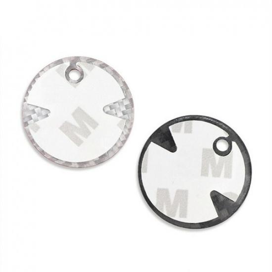 Luxury Carbon Fiber Car Start Button Cover Sticker For Ford F-150 Explorer 16-18