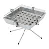 [Campers Collection Yamazen] Stainless Steel Square BBQ Stand CCT-001