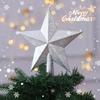 Christmas Decorations, Christmas Tree Top Star, 20CM Glitter Five-pointed Star Accessories