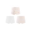 YEEHOO Kids' 7A Antibacterial Cotton Boxer Briefs 3-Pack