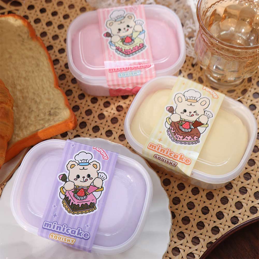 Kneading Cake Box Squishy Toy Soft Sensory Fidget Toy Educational Toy