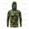 Quick-Dry Bamboo Fiber Fishing Shirt With Hood Face Cover Lightweight UV Protection Long Sleeve Outdoor Angling