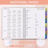 2026 Planner - Weekly & Monthly Planner Runs January 2026 to December 2026, 6.25" x 8.25", 12 Monthly Tabs, 14 Notes Pages, Inner Pocket, Flexible