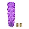 A ABSOPRO Shift Knob 15cm Stick Shift Lever Knob with 2 Adapters for Auto and Manual Vehicles Acrylic Purple