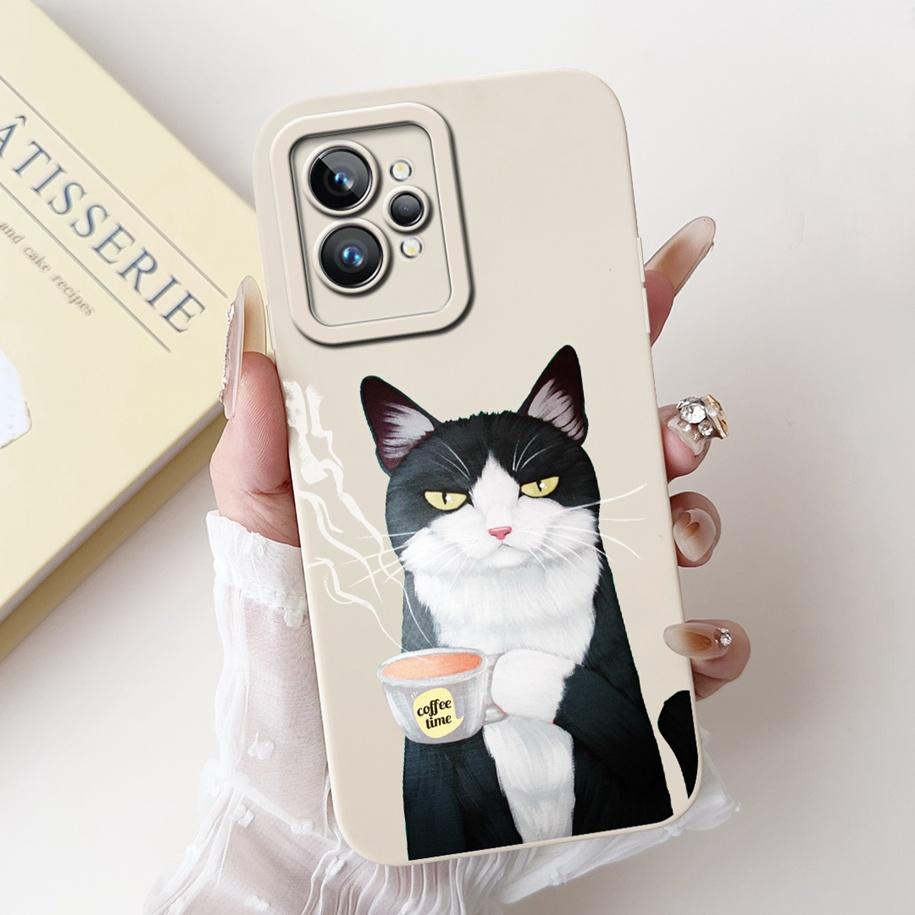 For Realme GT Neo 2 Case RMX3370 Silicone Cover Creative Panda Rabbit Shockproof Bumper For Realme GT2 Pro GT 2 RealmeGT2 Fundas