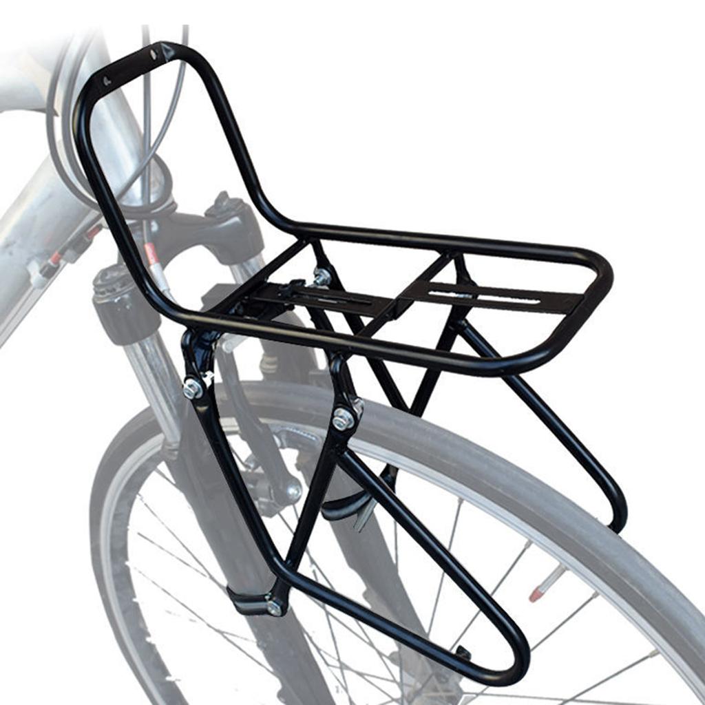 Bicycles Front Rack 15KG Capacity Mountain Bicycles Pannier Rack Cargo Carrier Rack Steel Luggage Touring Carrier Rack