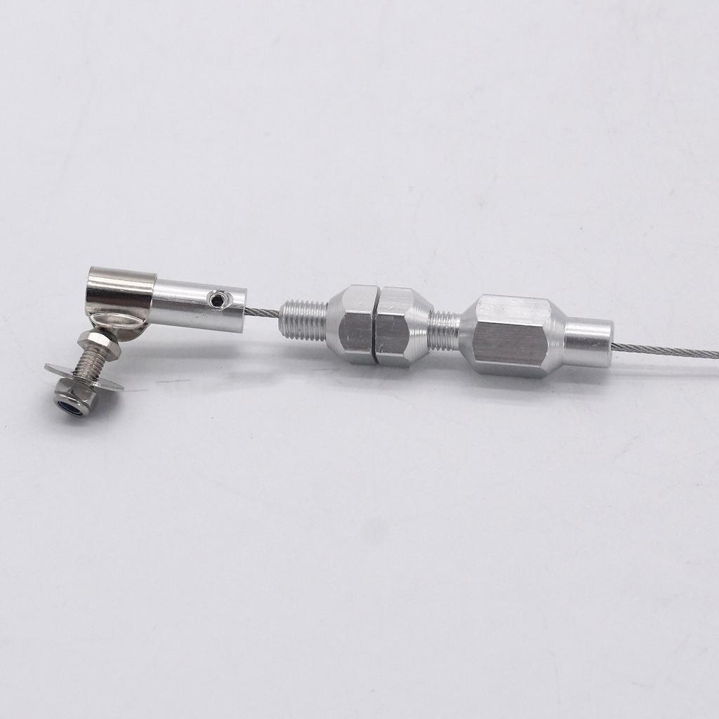 Стальной плетеный трос дроссельной заслонки, 24 дюйма, универсальный автомобильный трос дроссельной заслонки акселератора, автомобильные аксессуары