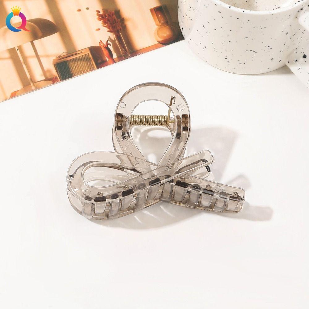 Large Ponytail Hair Clamps Vintage Hairpin Hair Accessories High-Quality Bow Tie Hair Claw Clips