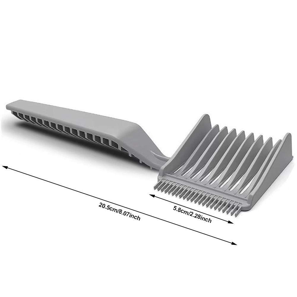 Heat-resistant Durable Barber Comb Level Gauge Shovel Comb Precise Positioning Comb Fast Trimming Household Salon Comb for Men