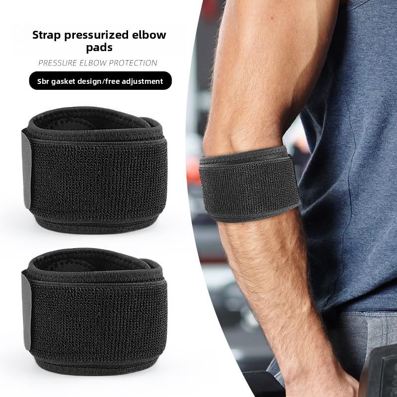 Sports Elbow Pads Elastic Adjustable Straps Pressurized Elbow Pads Basketball Badminton Sports Fitness Protective Gear