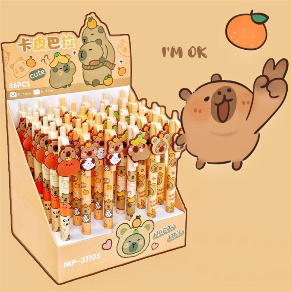 Kawaii Capybara Mechanical Pencil Cartoon Propelling Pencil INS 0.5mm Automatic Pencil  Writing