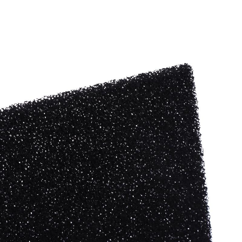 5Pcs 13*13*1Cm Universal Black Activated Carbon Foam Sponge Air Filter Impregnated Sheet Pad Filter Sponge Pads