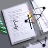 High-capacity A4 File Folder Translucent Document Organizer Simple Expanding Folder  Projects