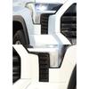 for Toyota Tundra   ABS Carbon Front Mesh Grill Molding Cover Trim 2pcs