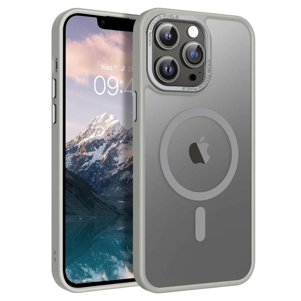 Новый магнитный матовый чехол для телефона - Совместим с iPhone 14, 15 и 16 - Ощущение кожи, защита от падений.