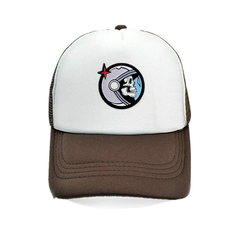Повседневные шапки космонавтов Snapback, унисекс, череп, космонавт, папа, шляпа, регулируемая бейсболка космонавта, посадка на Луну, YY431