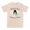 MARINA PRINCESS OF POWER Album T-shirt Summer Short Sleeve Cotton Tshirts for Female Casual Singer Graphic Print T Shirt Women