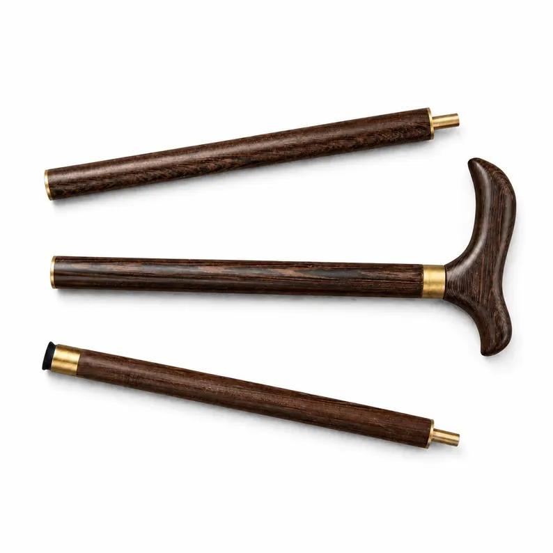 Wooden Derby Handle Walking Cane, Gentleman's Classic Style Walking Stick