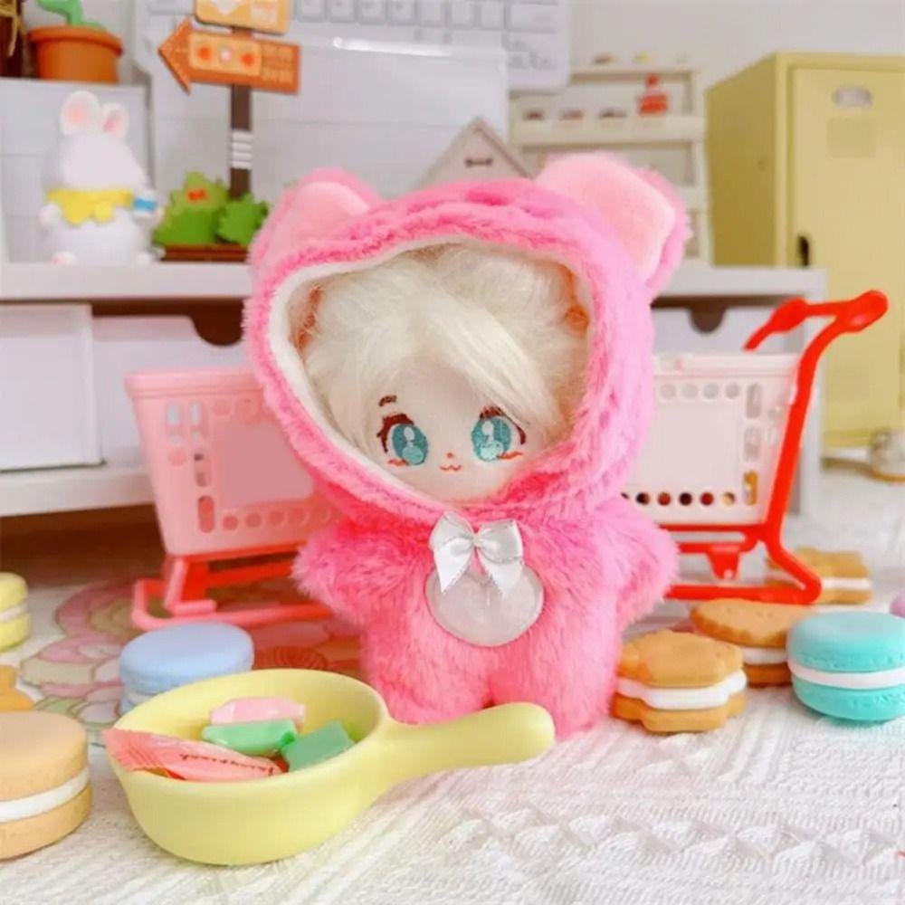 Плюшевая набивная кукла мультяшное животное комбинезоны замена идол плюшевая кукла одежда подарок на день рождения