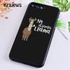 Krajews no drama llama lama Phone Case Cover For iPhone 17 Air 16 15 14 plus 12 13 pro max coque Shell Fundas