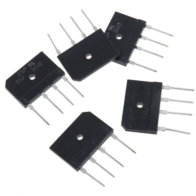 5шт 35А 1000В диодный мостовой выпрямитель Gbj3510