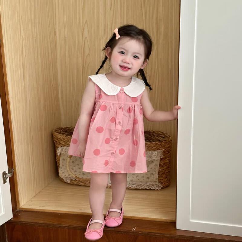 FADOBABY Детское платье-принцесса для девочек без рукавов с воротником-куклой и кошкой
