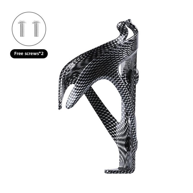 Держатель для велосипедной бутылки Пластиковый Держатель для бутылки из углеродного волокна Клетка для бутылки с водой Дорожные велосипеды Горный велосипед Держатель для бутылки с водой Велосипедный аксессуар