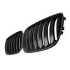 Для BMW E53 X5 LCI 2004 2005 2006 Высококачественные передние спортивные решетки-ноздри глянцево-черные Решетка капота Стайлинг автомобиля Заменяемый тип